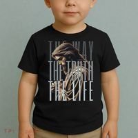 Jesus Is Way Truth And The Life Catholic Bible Quote Toddler T-Shirt thumb 2