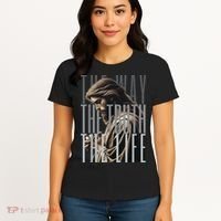 Jesus Is Way Truth And The Life Catholic Bible Quote Women's T-Shirt thumb 4