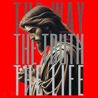 Jesus Is Way Truth And The Life Catholic Bible Quote Santa Hat thumb 1