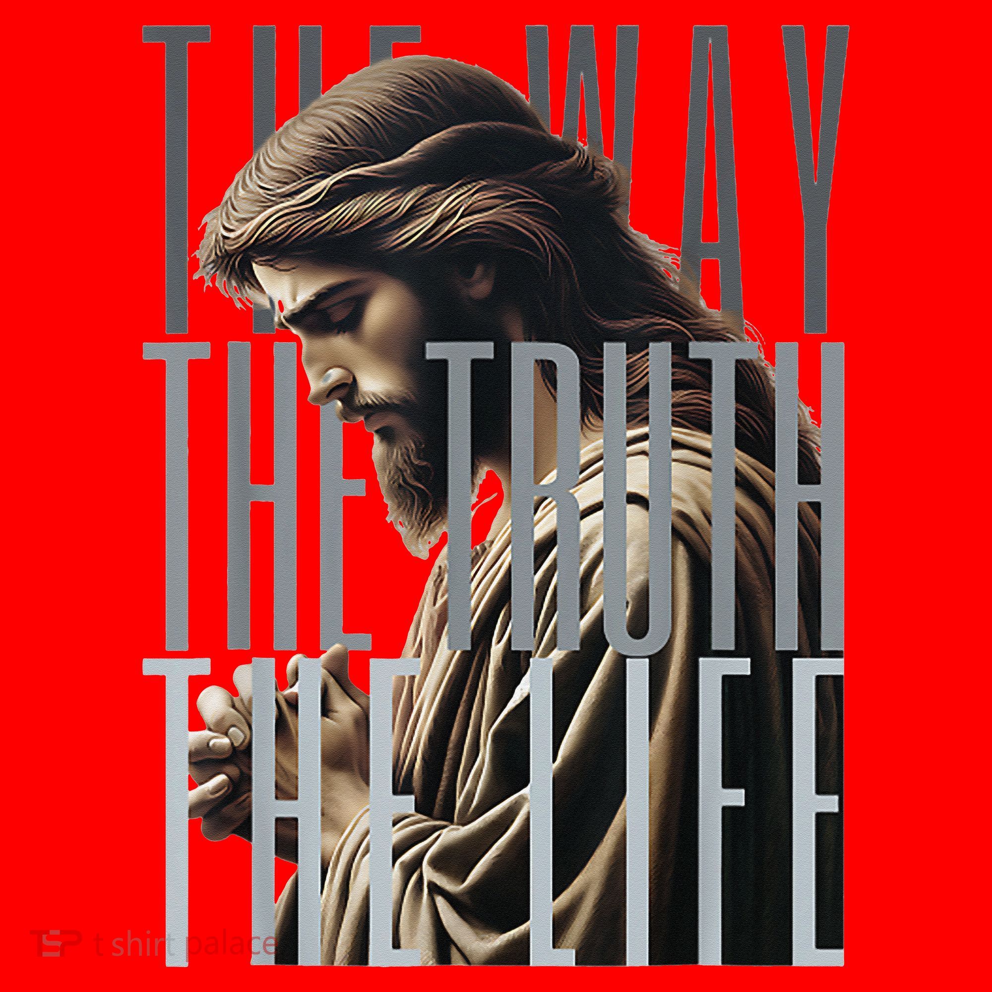 Jesus Is Way Truth And The Life Catholic Bible Quote Santa Hat