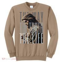 Jesus Is Way Truth And The Life Catholic Bible Quote Sweatshirt thumb 0
