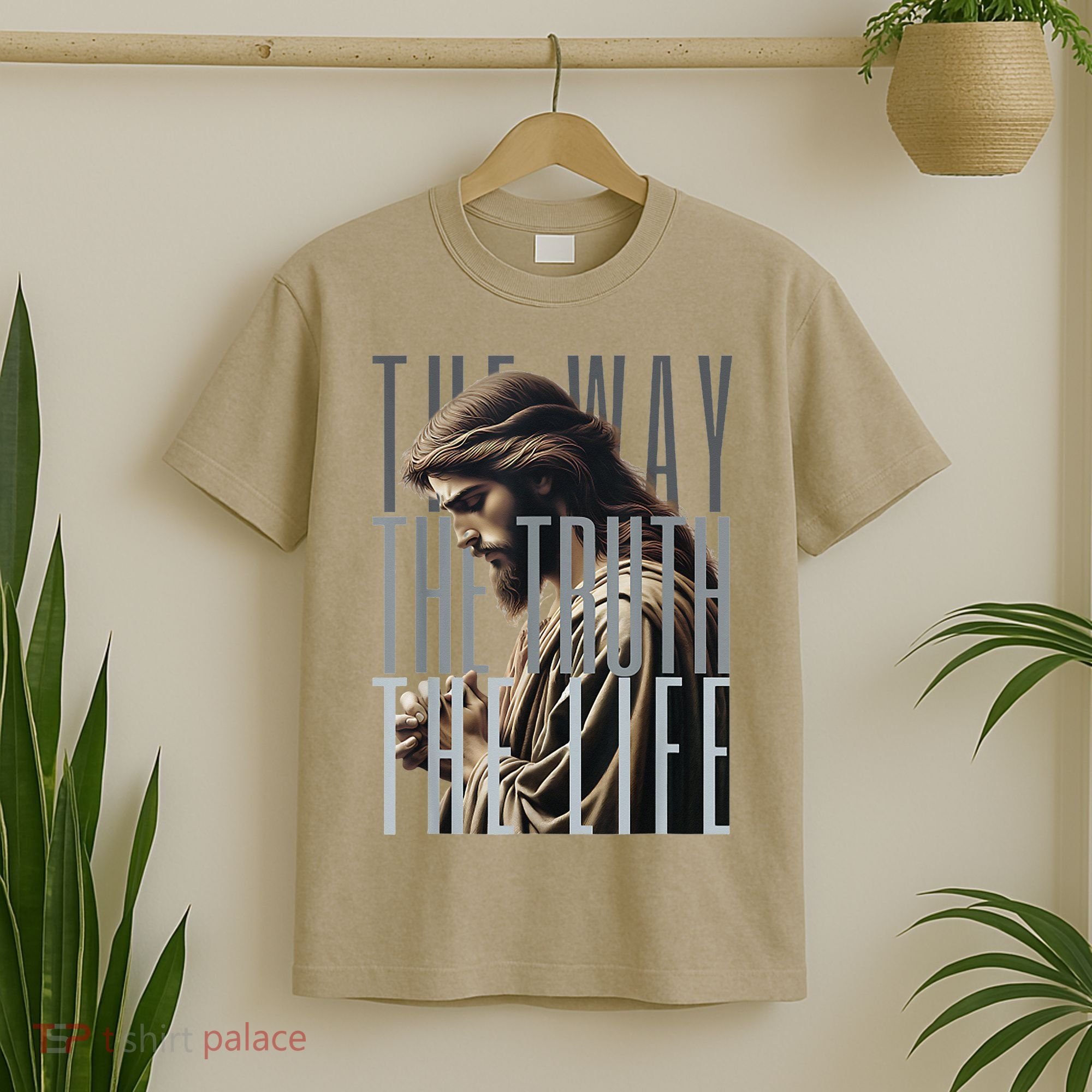 Jesus Is Way Truth And The Life Catholic Bible Quote T-Shirt