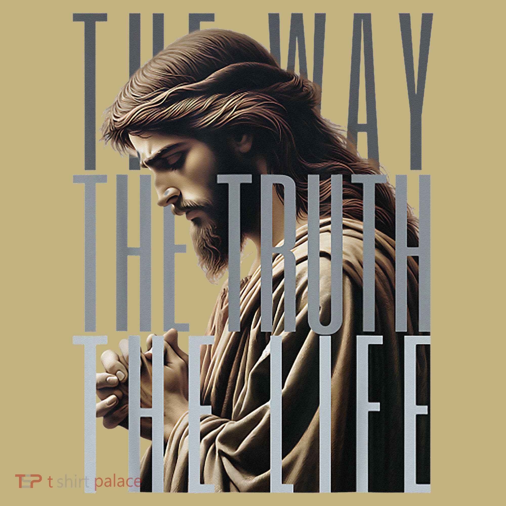 Jesus Is Way Truth And The Life Catholic Bible Quote Mousepad