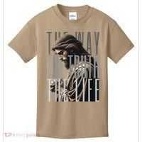 Jesus Is Way Truth And The Life Catholic Bible Quote Kids T-Shirt thumb 0