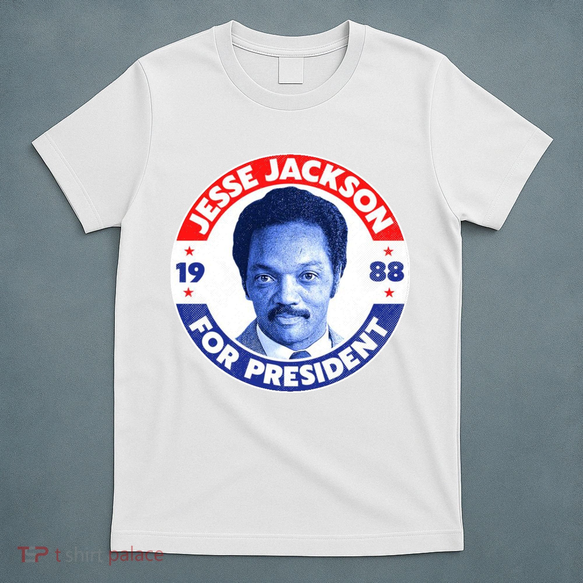 Jesse Jackson 1988 Vintage Retro President T-Shirt