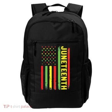 Juneteenth June 19th 1865 Juneteenth Black Freedom Day Flag Backpack