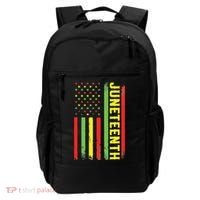 Juneteenth June 19th 1865 Juneteenth Black Freedom Day Flag Backpack thumb 0
