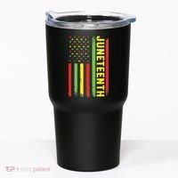 Juneteenth June 19th 1865 Juneteenth Black Freedom Day Flag Tumbler thumb 0