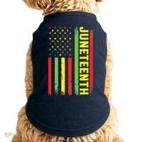 Juneteenth June 19th 1865 Juneteenth Black Freedom Day Flag Doggie Tank thumb 0