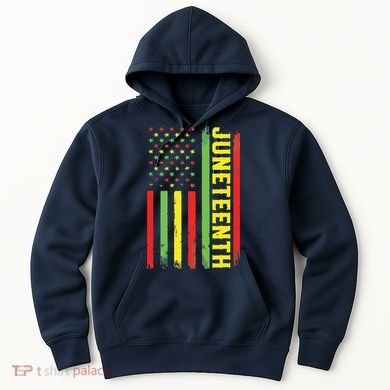 Juneteenth June 19th 1865 Juneteenth Black Freedom Day Flag Hoodie