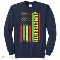 Juneteenth June 19th 1865 Juneteenth Black Freedom Day Flag Sweatshirt thumb 0