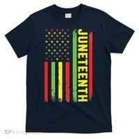 Juneteenth June 19th 1865 Juneteenth Black Freedom Day Flag T-Shirt thumb 0