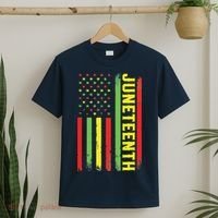 Juneteenth June 19th 1865 Juneteenth Black Freedom Day Flag T-Shirt thumb 2