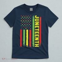 Juneteenth June 19th 1865 Juneteenth Black Freedom Day Flag T-Shirt thumb 5