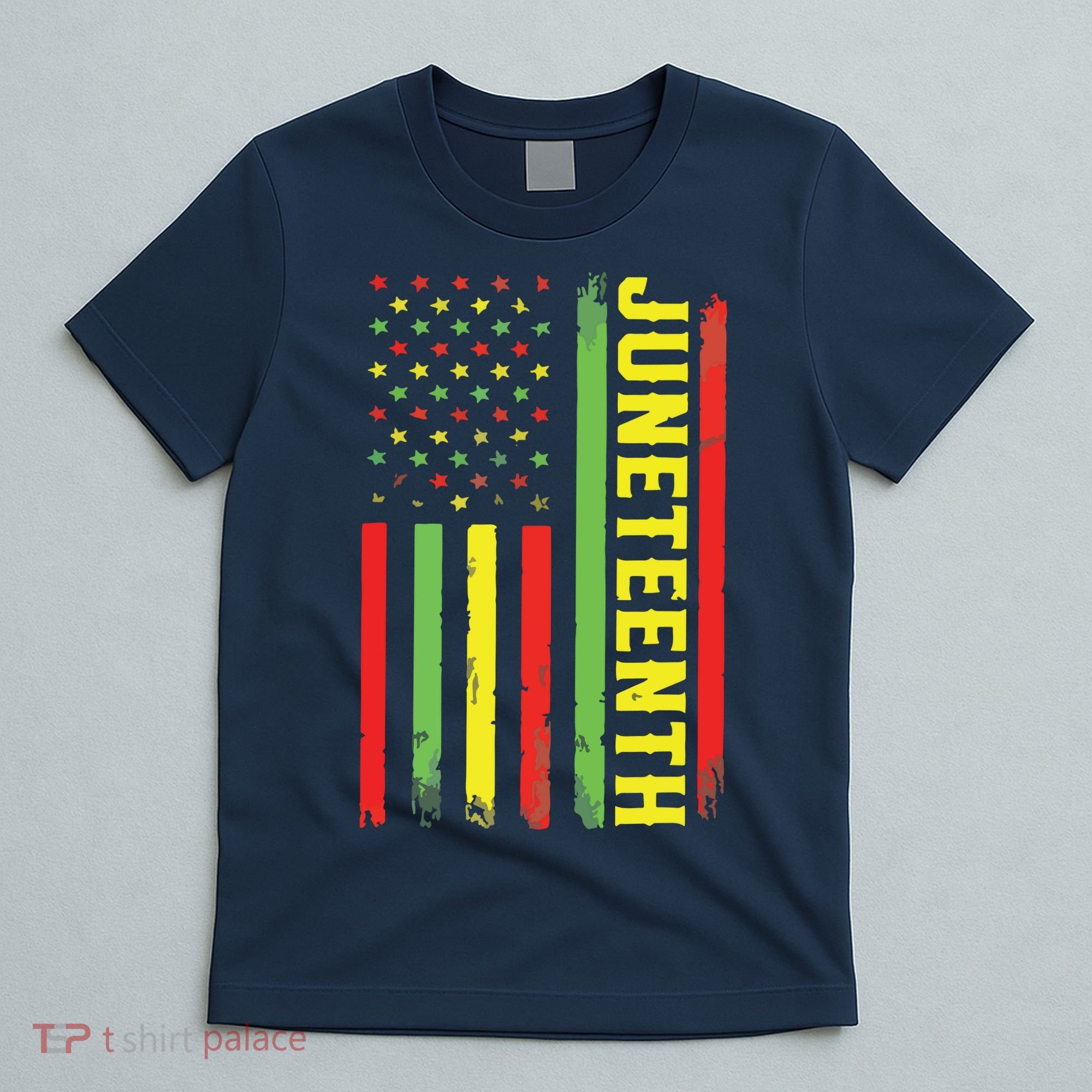 Juneteenth June 19th 1865 Juneteenth Black Freedom Day Flag T-Shirt