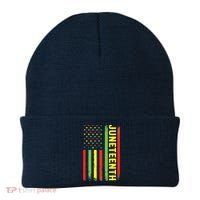 Juneteenth June 19th 1865 Juneteenth Black Freedom Day Flag Beanie thumb 0