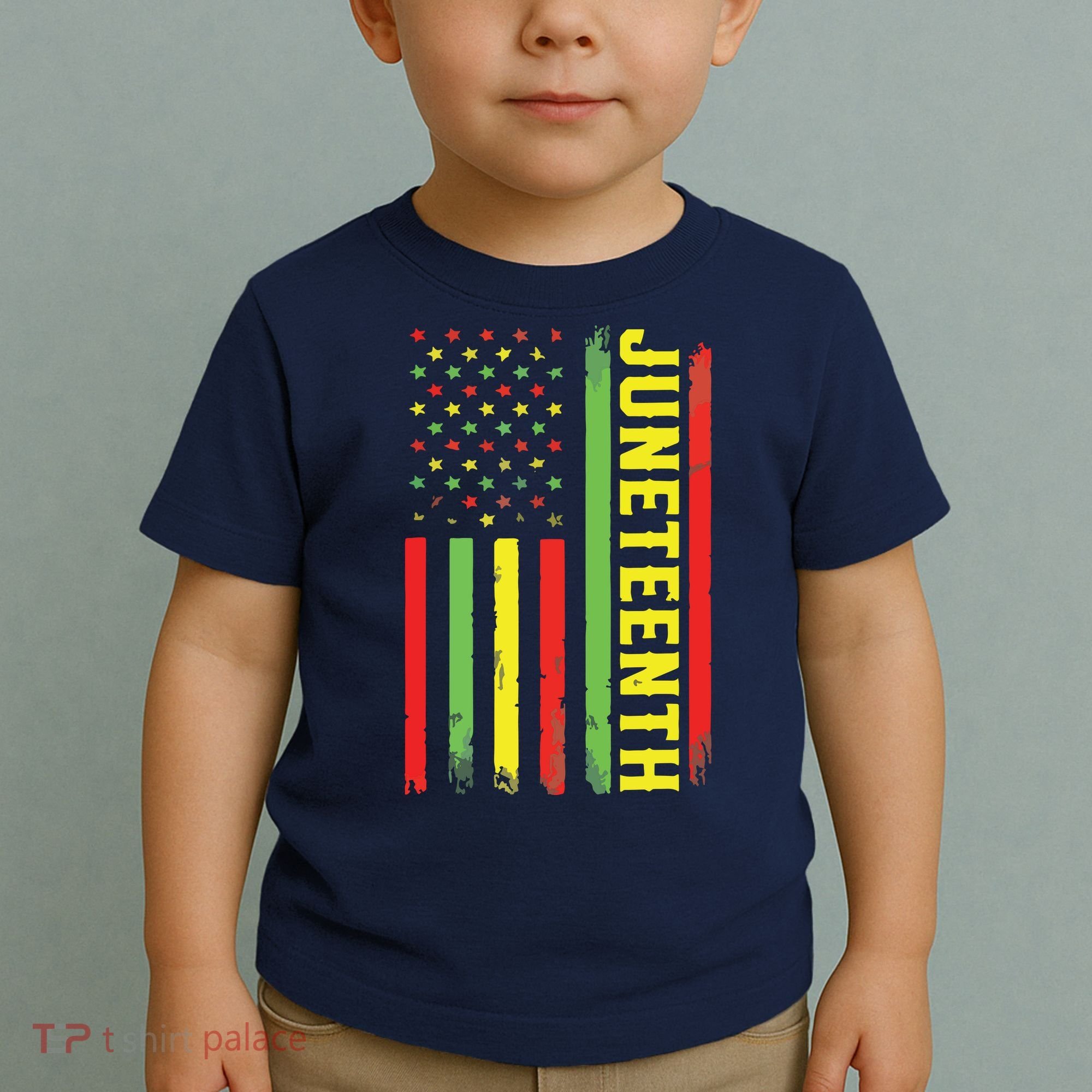 Juneteenth June 19th 1865 Juneteenth Black Freedom Day Flag Toddler T-Shirt