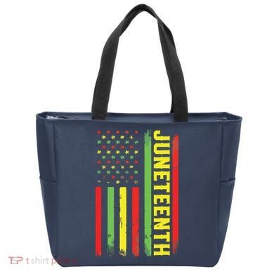 Juneteenth June 19th 1865 Juneteenth Black Freedom Day Flag Tote Bag