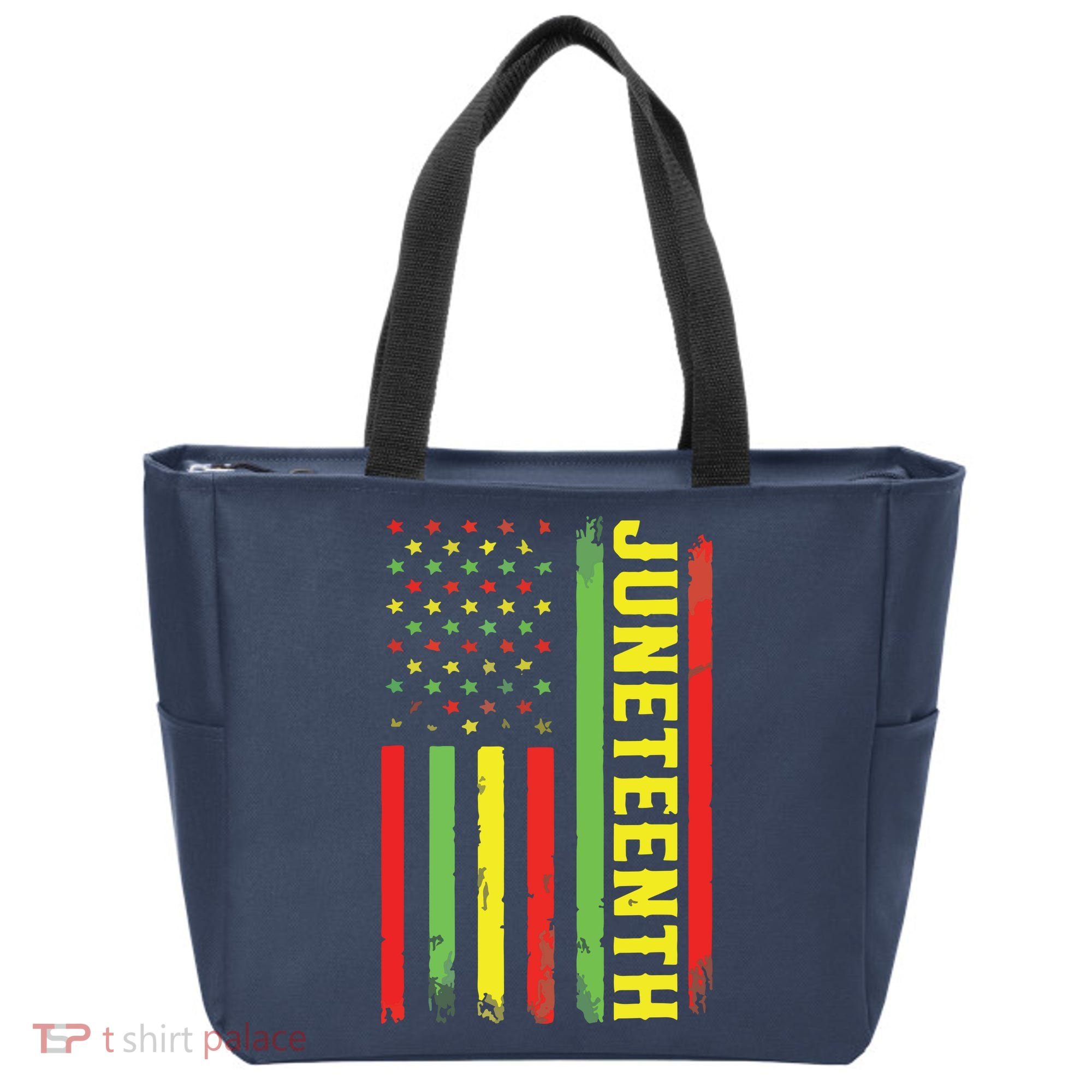 Juneteenth June 19th 1865 Juneteenth Black Freedom Day Flag Tote Bag