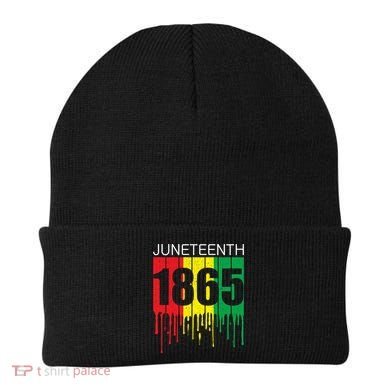 Juneteenth June 19th 1865 Freedom Day African Juneteenth Gift Beanie
