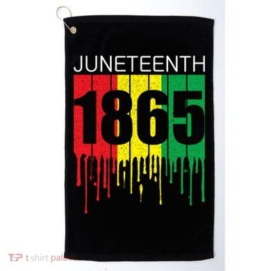 Juneteenth June 19th 1865 Freedom Day African Juneteenth Gift Golf Towel