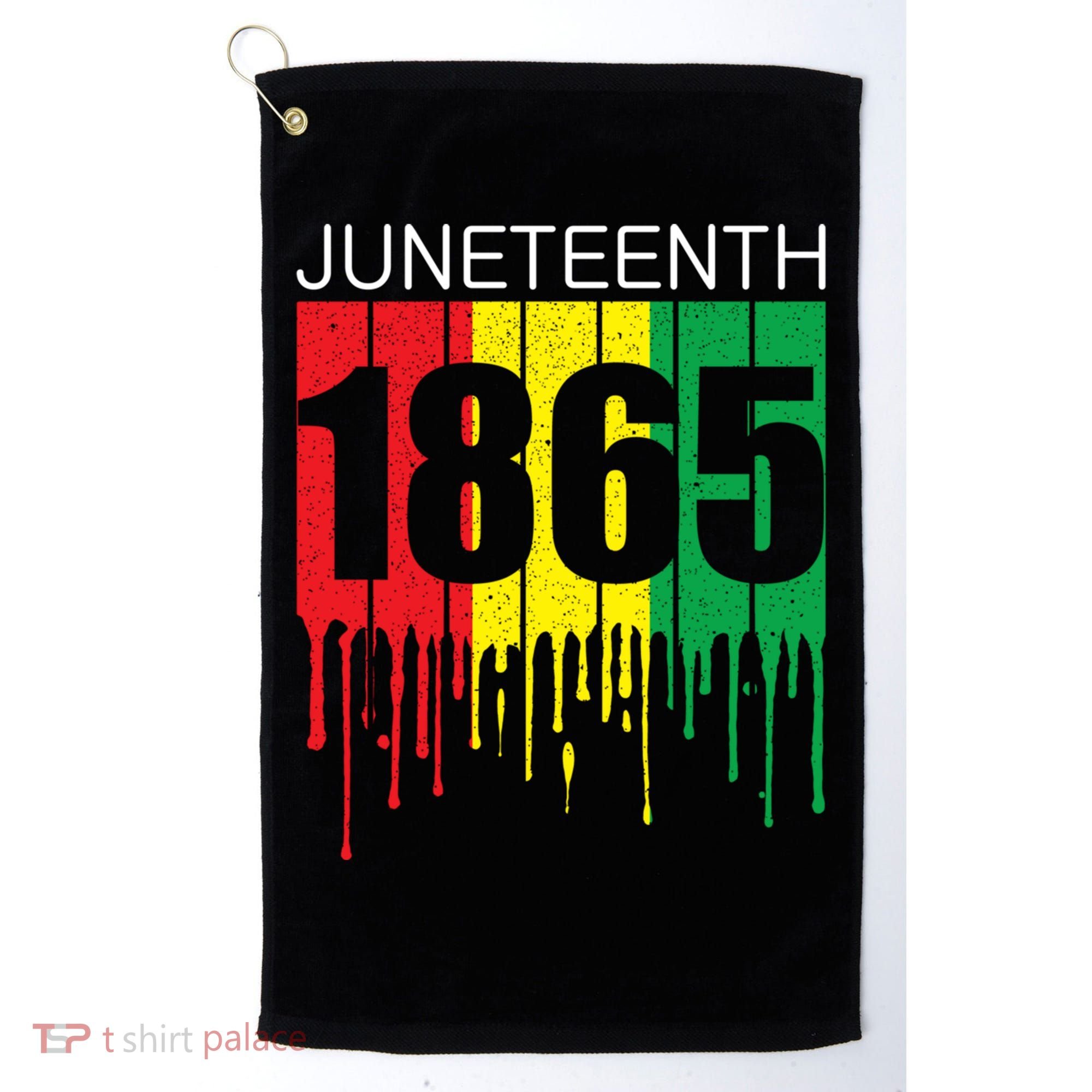 Juneteenth June 19th 1865 Freedom Day African Juneteenth Gift Golf Towel