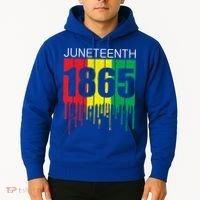 Juneteenth June 19th 1865 Freedom Day African Juneteenth Gift Hoodie thumb 2