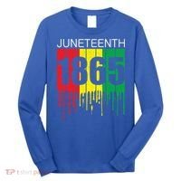 Juneteenth June 19th 1865 Freedom Day African Juneteenth Gift Long Sleeve Shirt thumb 0