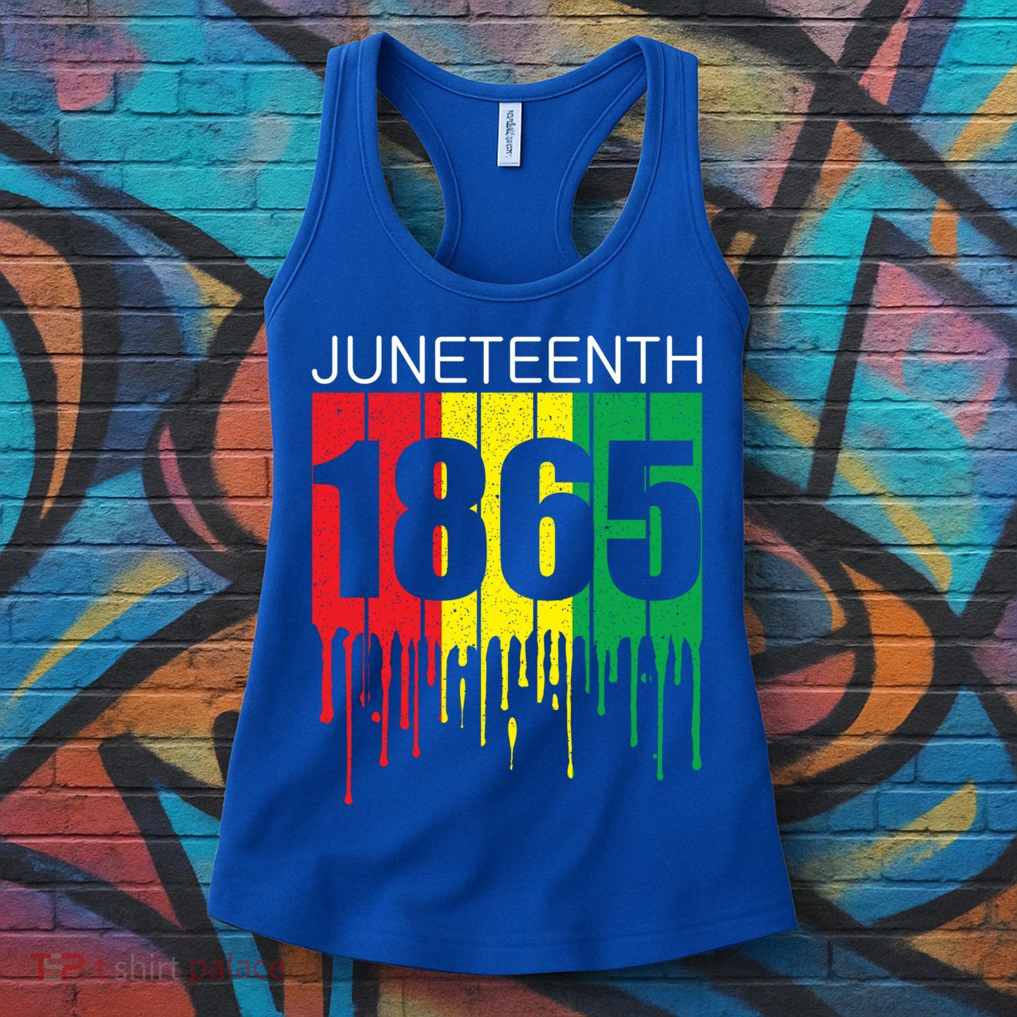 Juneteenth June 19th 1865 Freedom Day African Juneteenth Gift Women's Tank Top