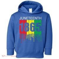 Juneteenth June 19th 1865 Freedom Day African Juneteenth Gift Toddler Hoodie thumb 0