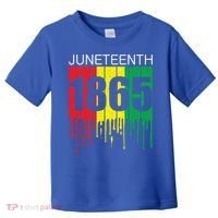 Juneteenth June 19th 1865 Freedom Day African Juneteenth Gift Toddler T-Shirt thumb 0