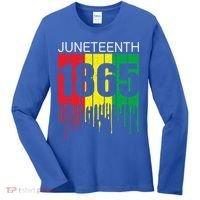 Juneteenth June 19th 1865 Freedom Day African Juneteenth Gift Women's Long Sleeve Shirt thumb 0