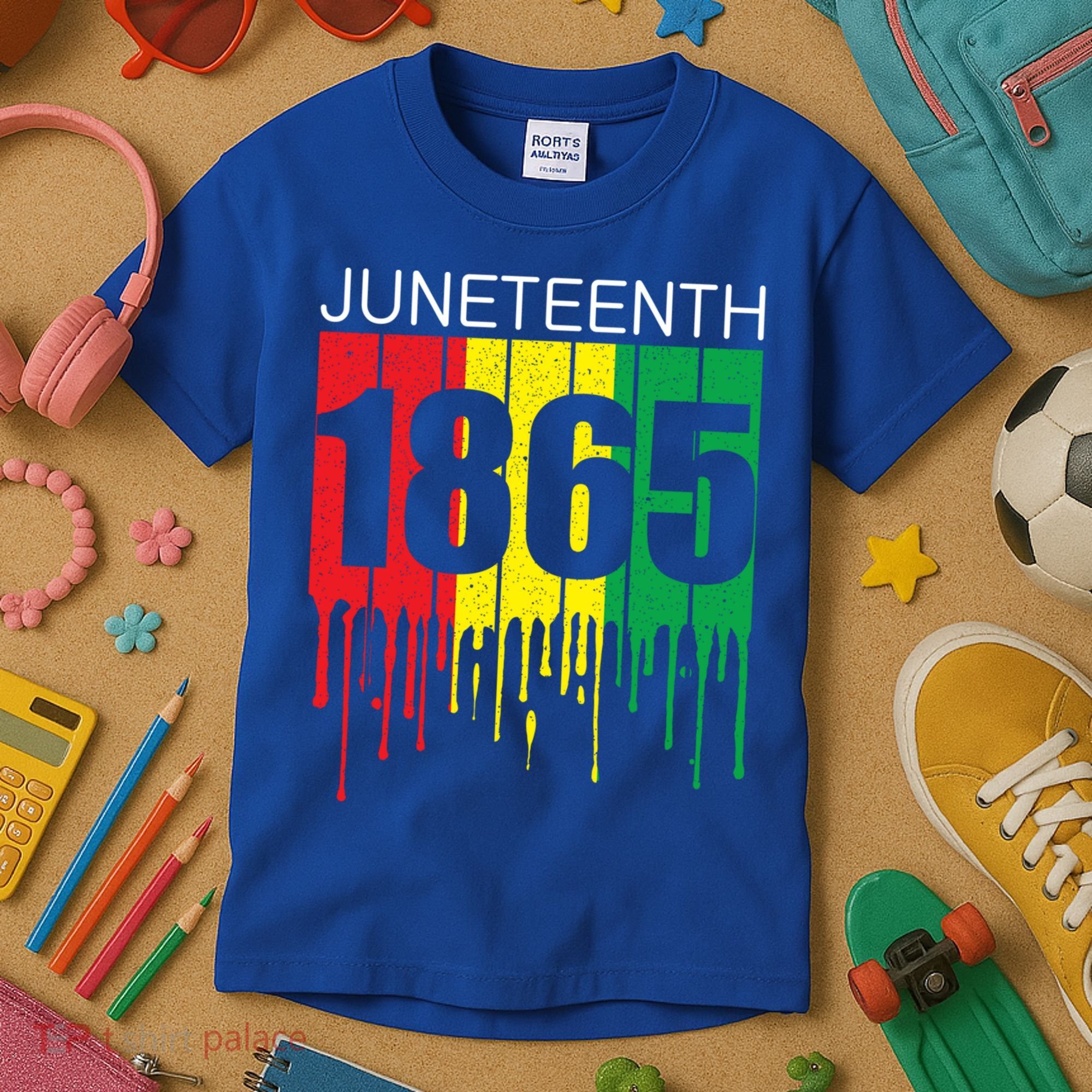 Juneteenth June 19th 1865 Freedom Day African Juneteenth Gift Kids T-Shirt