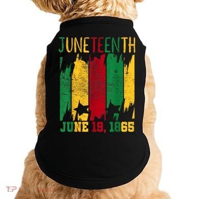 Juneteenth June 19th 1865 Juneteenth Freedom Day Doggie Tank