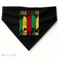 Juneteenth June 19th 1865 Juneteenth Freedom Day USA-Made Doggie Bandana thumb 0
