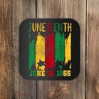 Juneteenth June 19th 1865 Juneteenth Freedom Day Coaster thumb 0