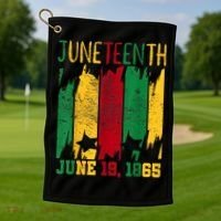 Juneteenth June 19th 1865 Juneteenth Freedom Day Golf Towel thumb 1