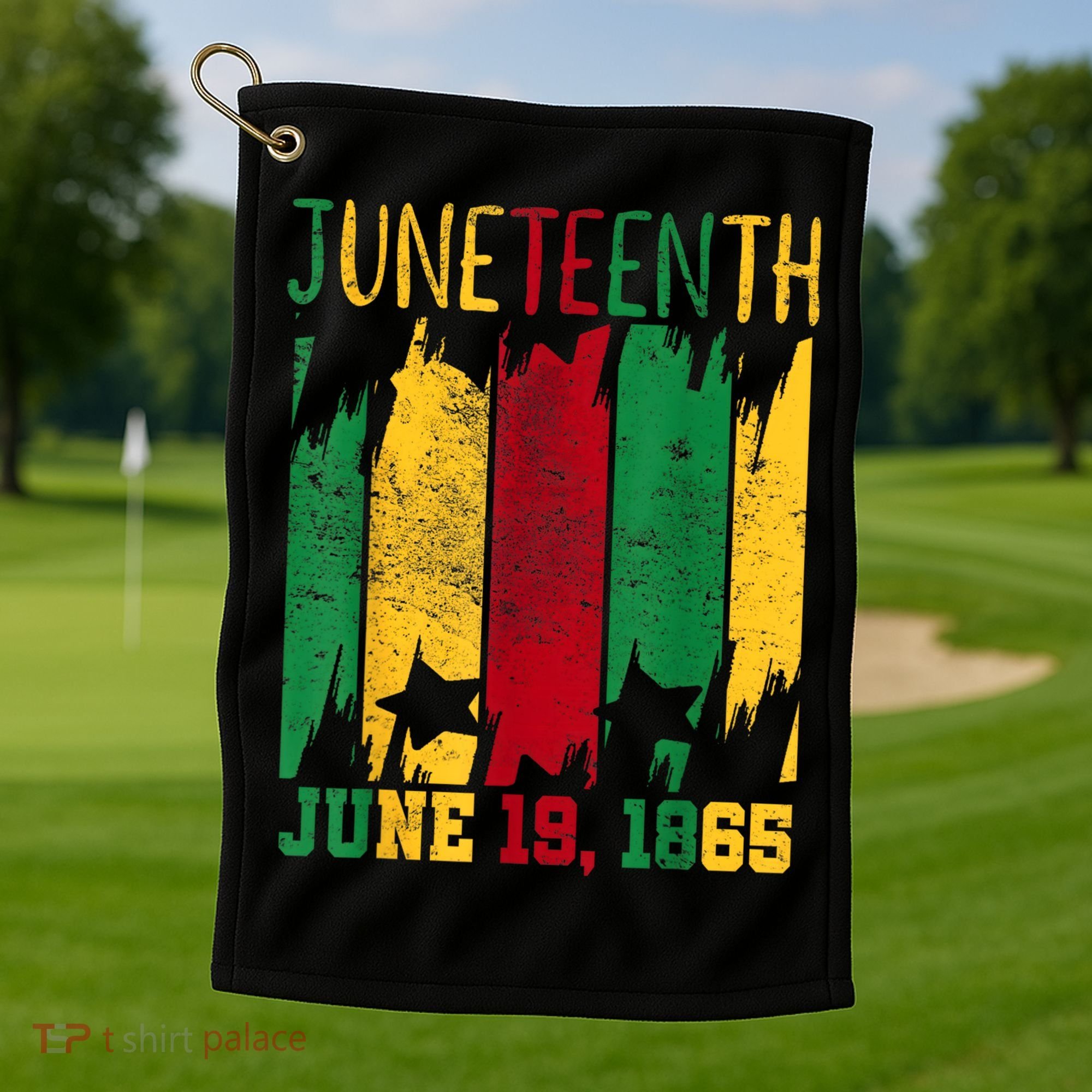 Juneteenth June 19th 1865 Juneteenth Freedom Day Golf Towel
