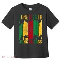 Juneteenth June 19th 1865 Juneteenth Freedom Day Toddler T-Shirt thumb 0