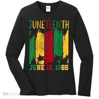 Juneteenth June 19th 1865 Juneteenth Freedom Day Women's Long Sleeve Shirt thumb 0