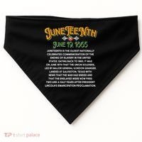 Juneteenth June 19 1865 African American History USA-Made Doggie Bandana thumb 0