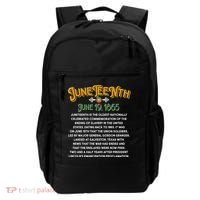 Juneteenth June 19 1865 African American History Backpack thumb 0