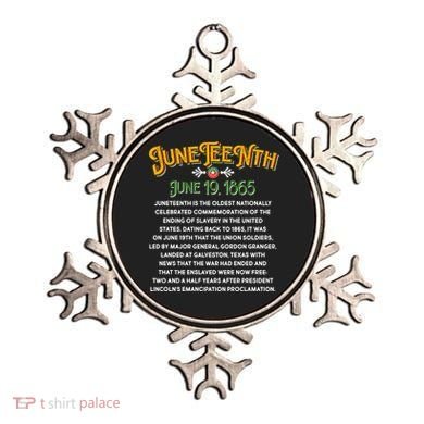 Juneteenth June 19 1865 African American History Ornament