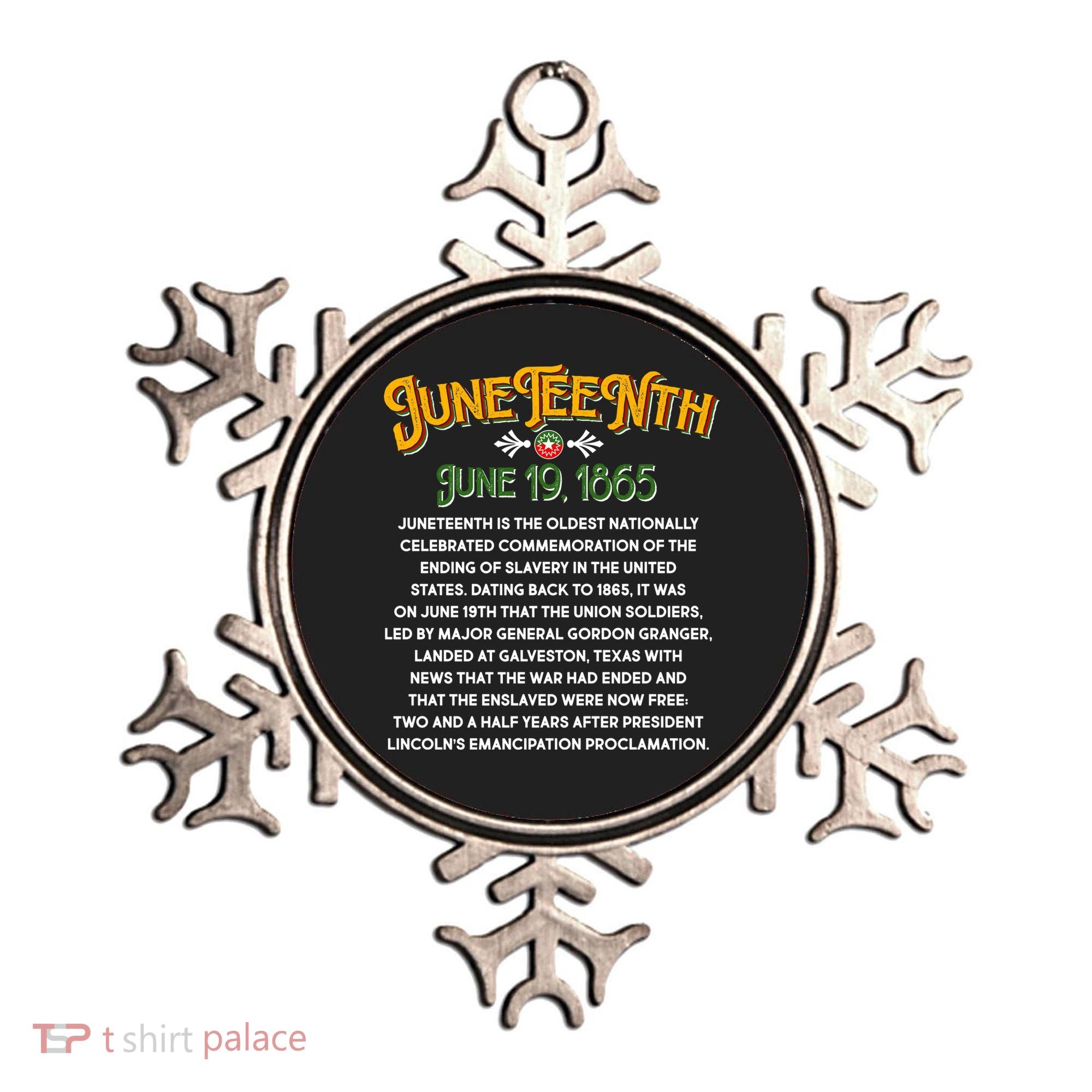Juneteenth June 19 1865 African American History Ornament