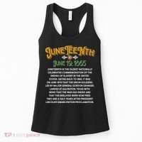 Juneteenth June 19 1865 African American History Women's Tank Top thumb 0