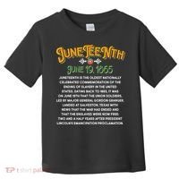 Juneteenth June 19 1865 African American History Toddler T-Shirt thumb 0