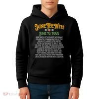 Juneteenth June 19 1865 African American History Kids Hoodie thumb 4