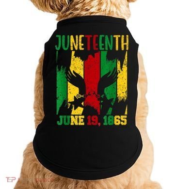 Juneteenth June 19th 1865 Juneteenth Freedom Day Doggie Tank