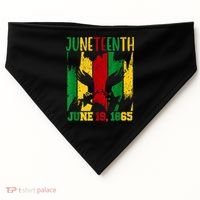 Juneteenth June 19th 1865 Juneteenth Freedom Day USA-Made Doggie Bandana thumb 0