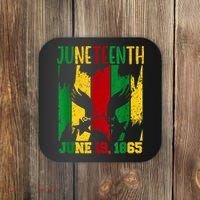 Juneteenth June 19th 1865 Juneteenth Freedom Day Coaster thumb 0